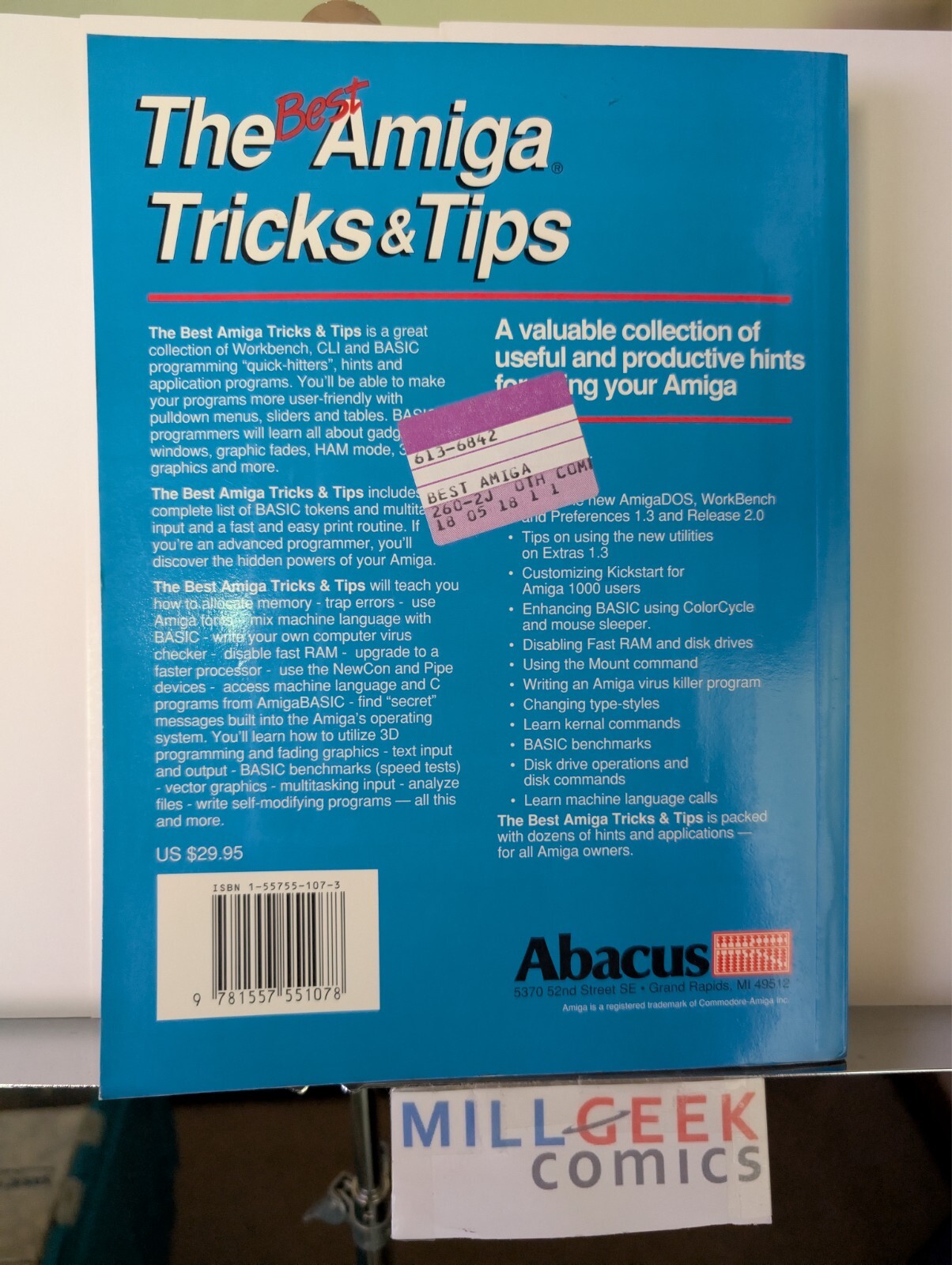 The Best Amiga Tricks & Tips, Paperback 1991, NO DISK -JD