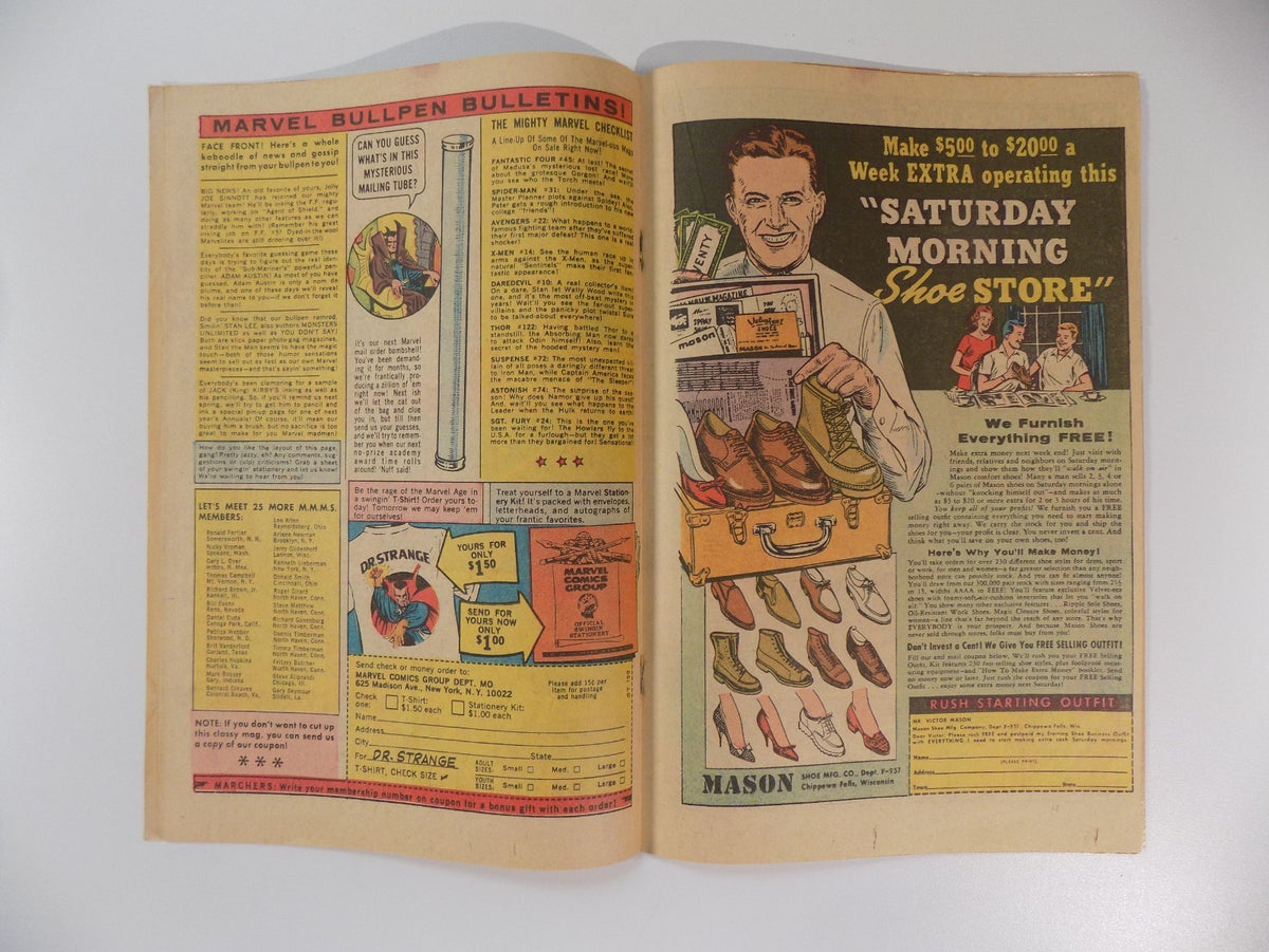 Strange Tales #139 Marvel Comic December 1965 Fine