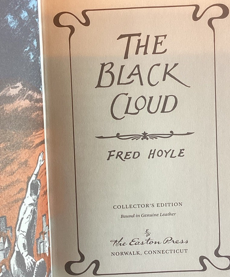 Easton Press THE BLACK CLOUD Fred Hoyle Collector's Edition Leather Bound JD
