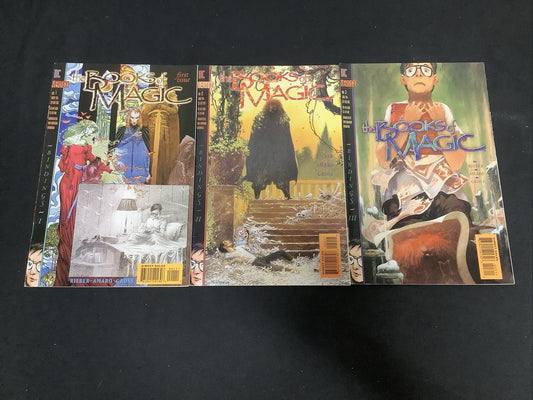 Books of Magic #1-3 Comic Lot, DC Comics/Vertigo, John Ney Rieber, 1993