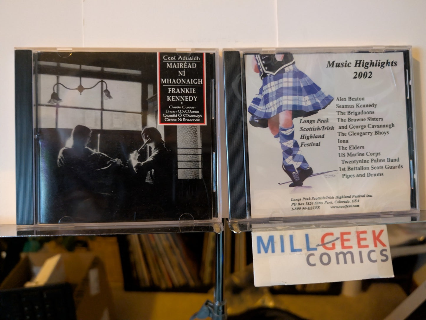 Irish Celtic Music, 2 CD Albums (Ceol Aduaidh, Highland Festival Music) -JD