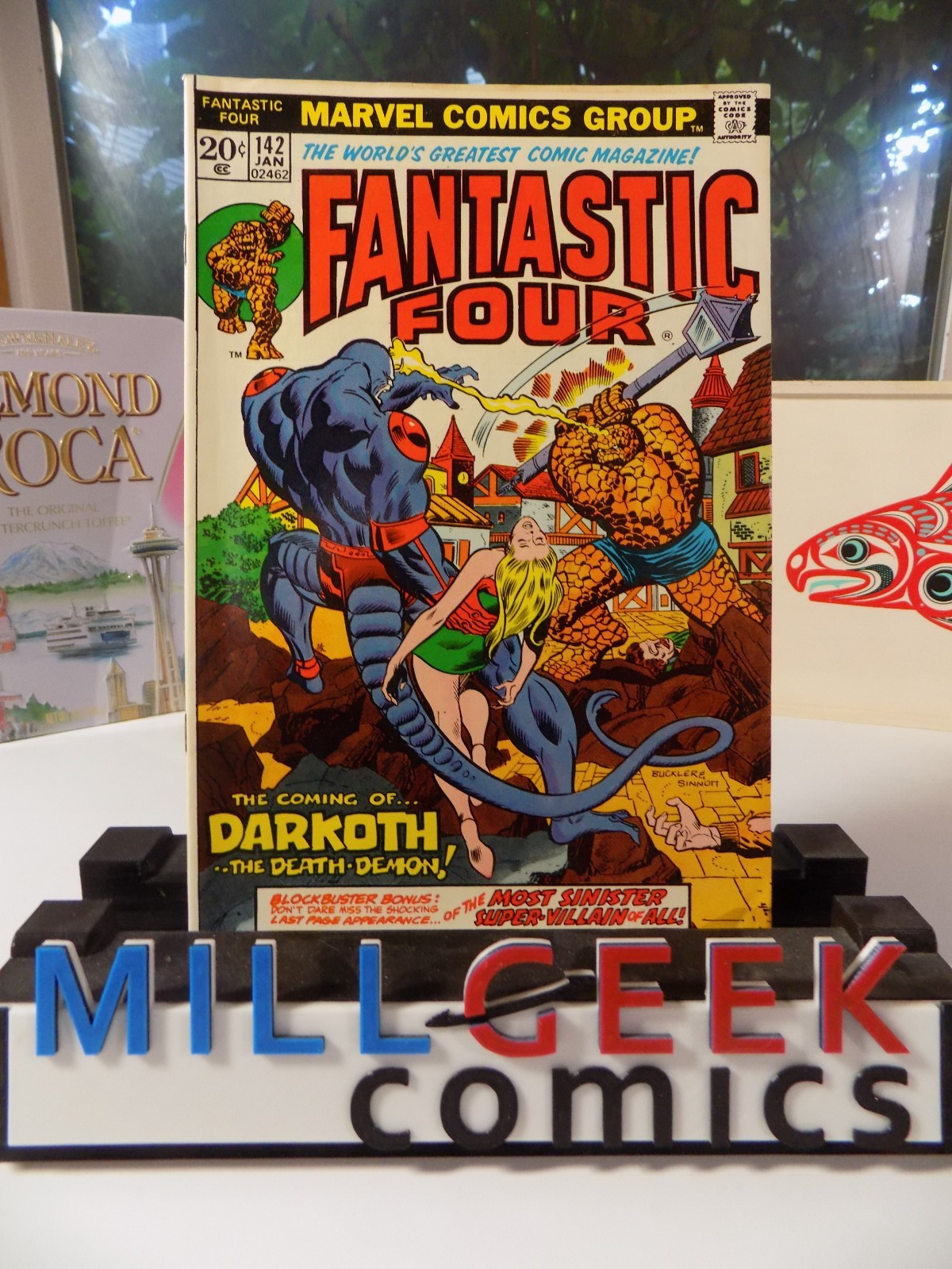 Fantastic Four #142 Marvel Comic January 1974 Very Fine