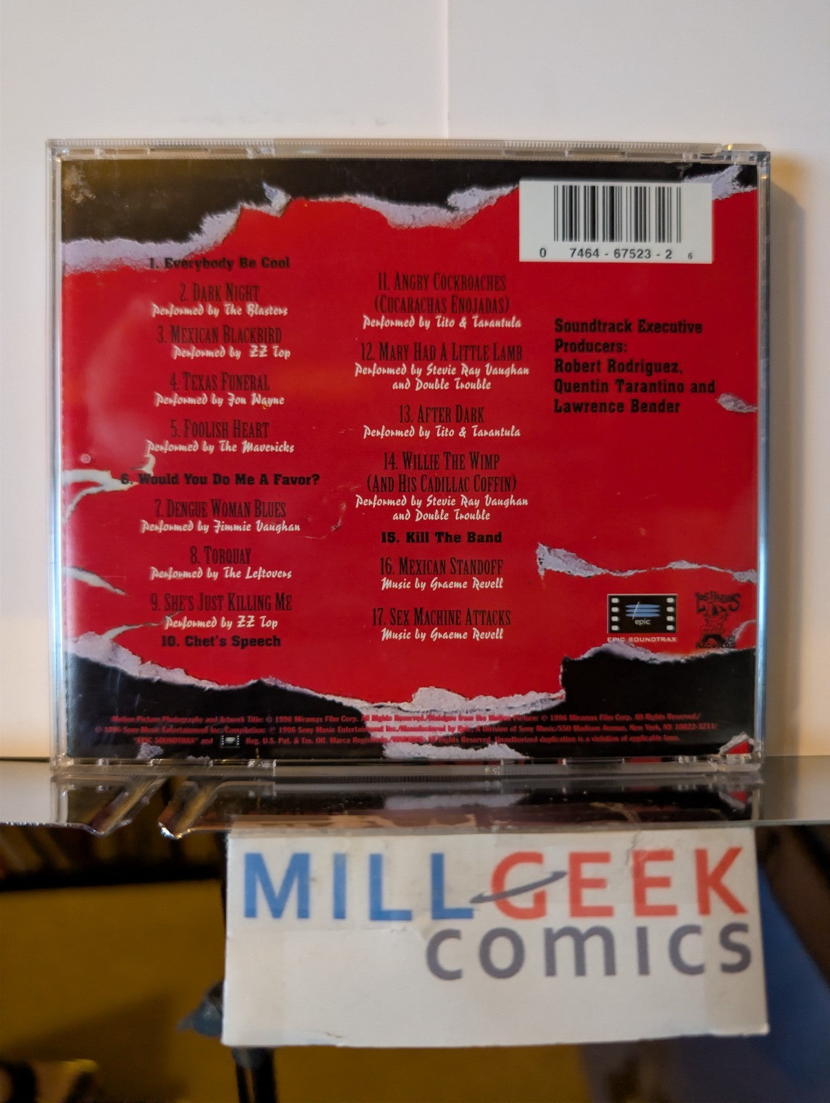 Soundtrack 4 CD Lot (American Hustle, Runaways, Kill Bill 1, From Dusk til.) -JD