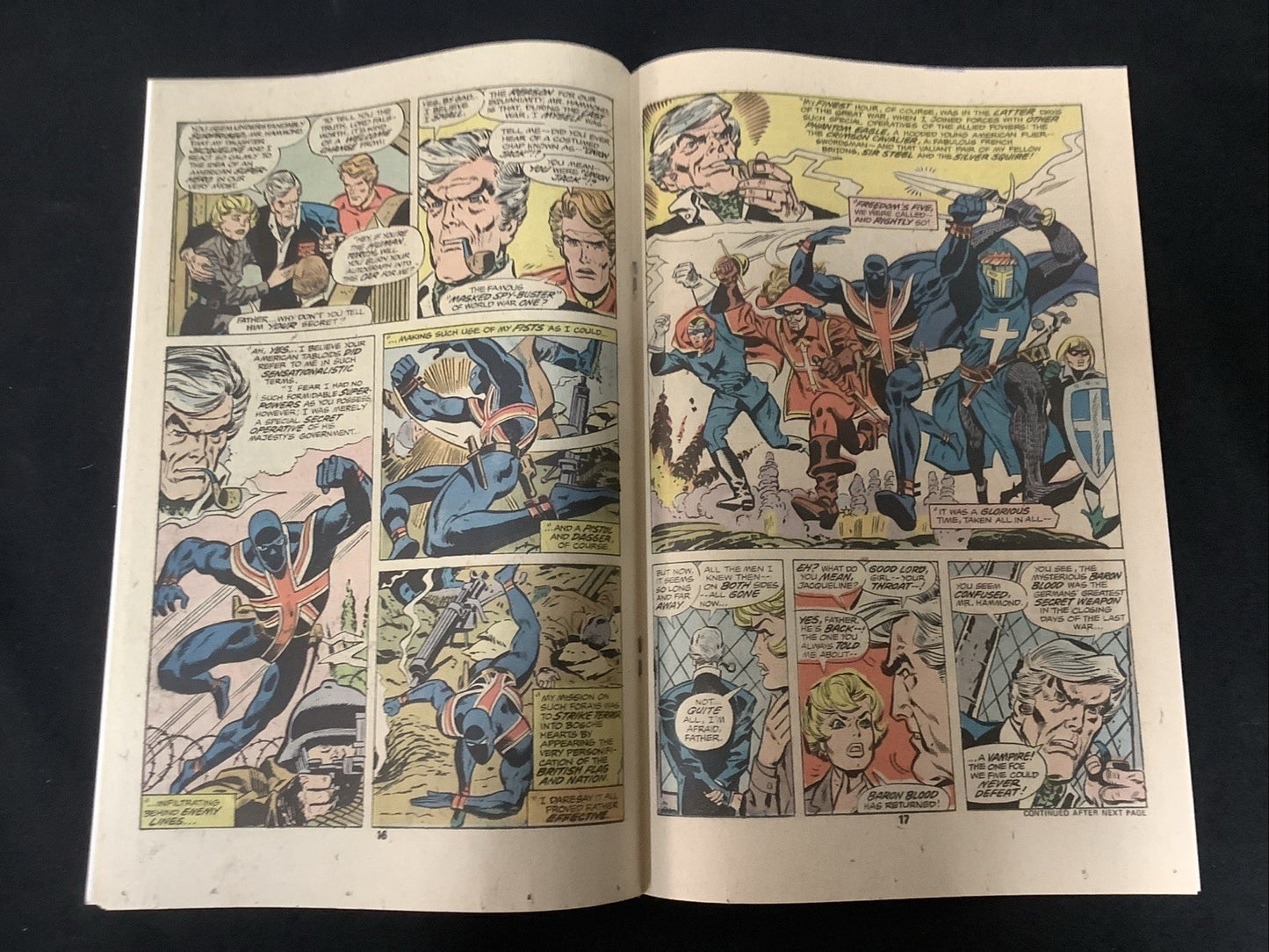 Invaders #7 (Marvel Comics 1976) VF+ (8.5) 1st App Baron Blood & Union Jack