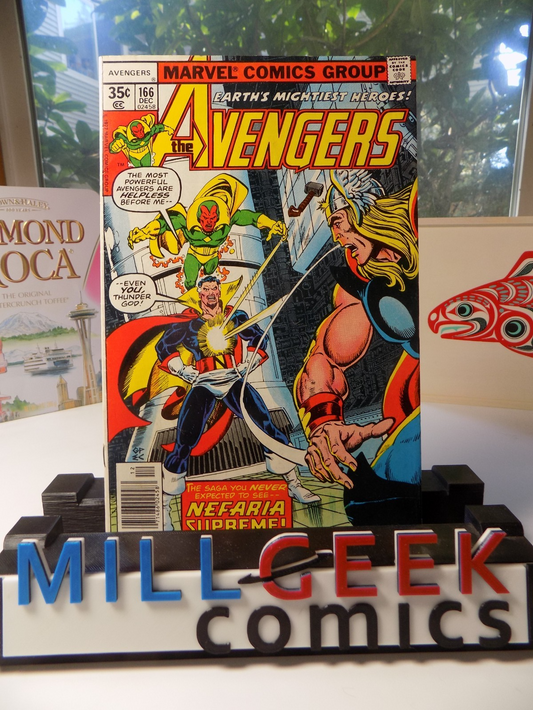 Avengers #166 Marvel Comic December 1977 Very Fine-