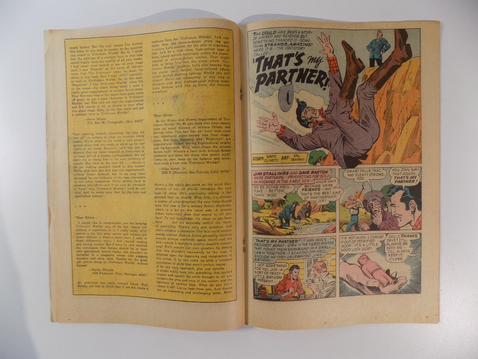 Unknown Worlds #46 American Comic March 1966 Fine+