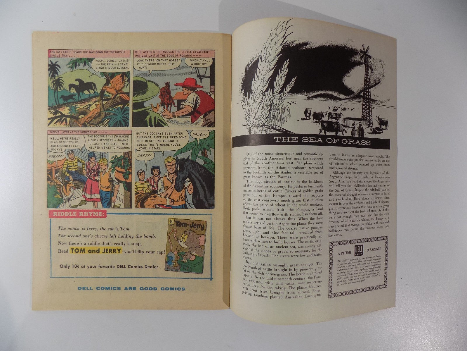 Lassie #31 Dell Comic Nov.-Dec. 1956 Fine/Very Fine