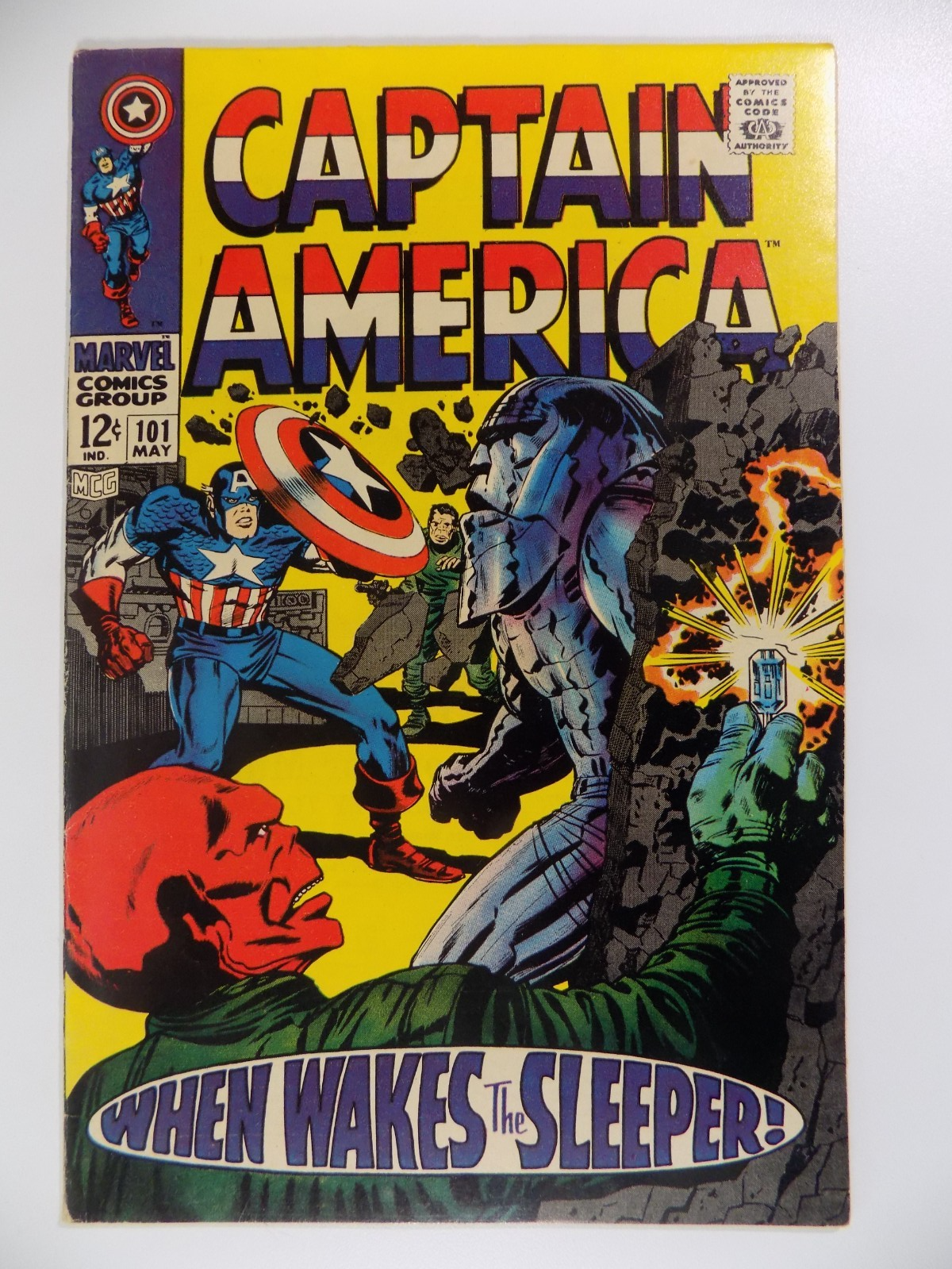 Captain America #101 Marvel Comic May 1968 Very Fine-