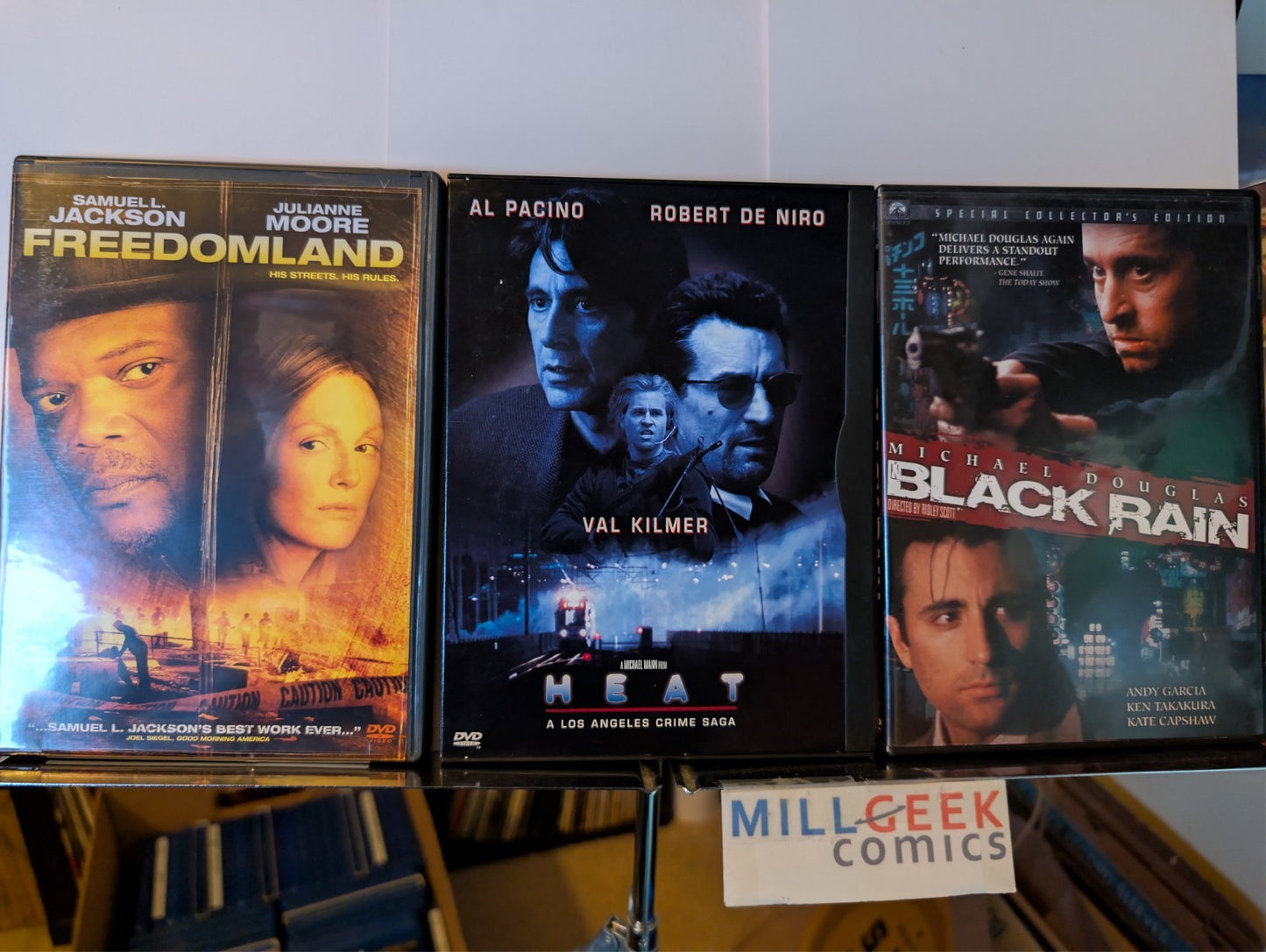 Freedomland / Heat / Black Rain, 3 Movie Set (DVD) -JD