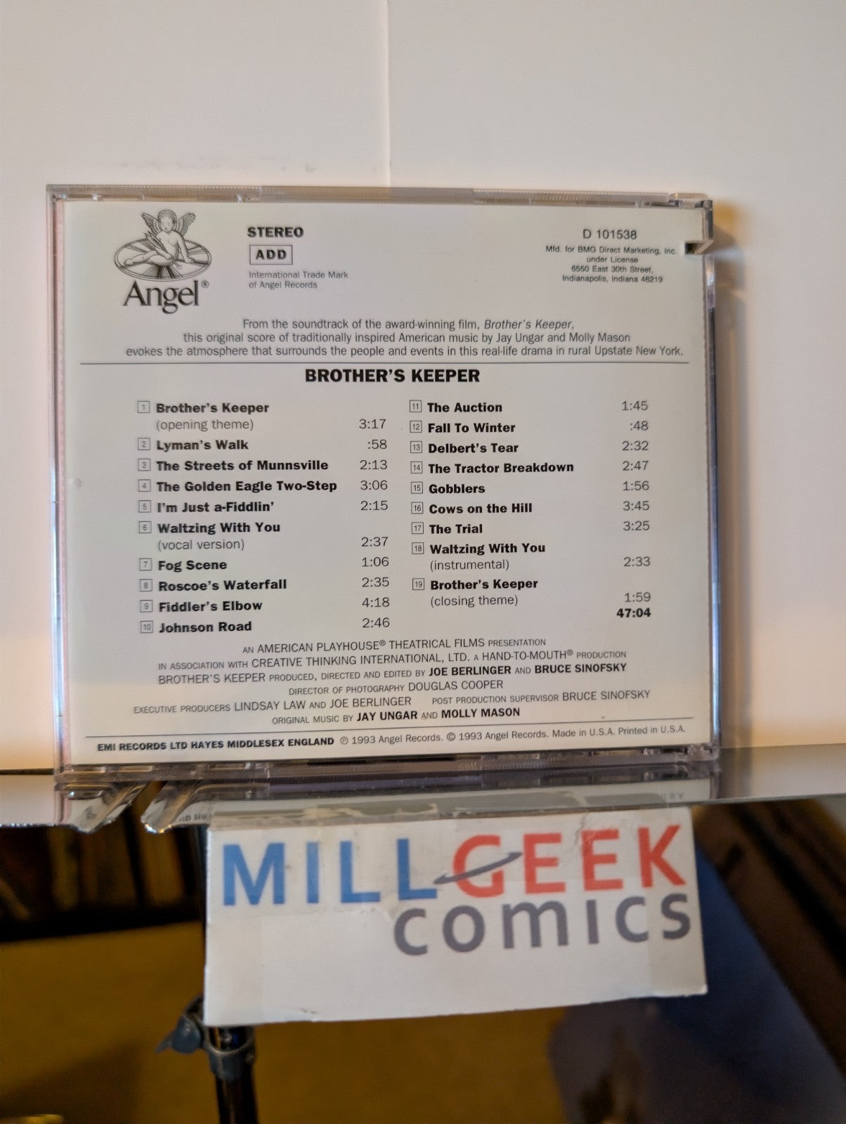 Soundtrack 4 CD Lot (Princess Mononoke, Brother's Keeper, Local Hero, more)-JD