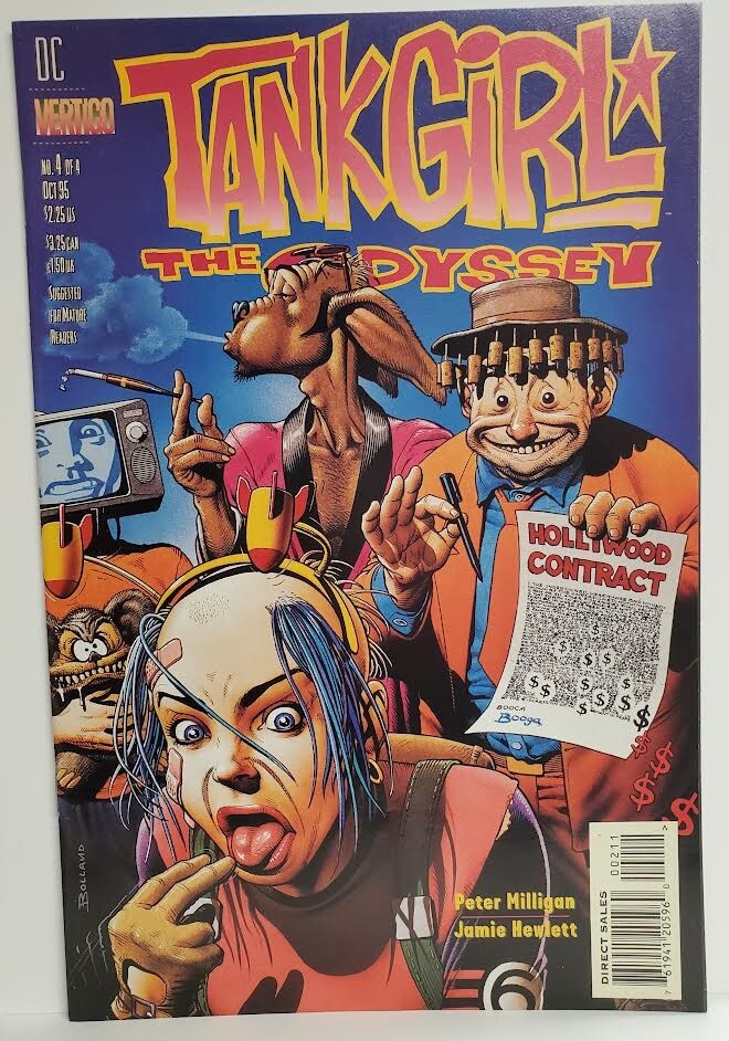 Tank Girl: the Odyssey #1-4 1995 Vertigo DC Milligan Hewlett Bolland Gorillaz