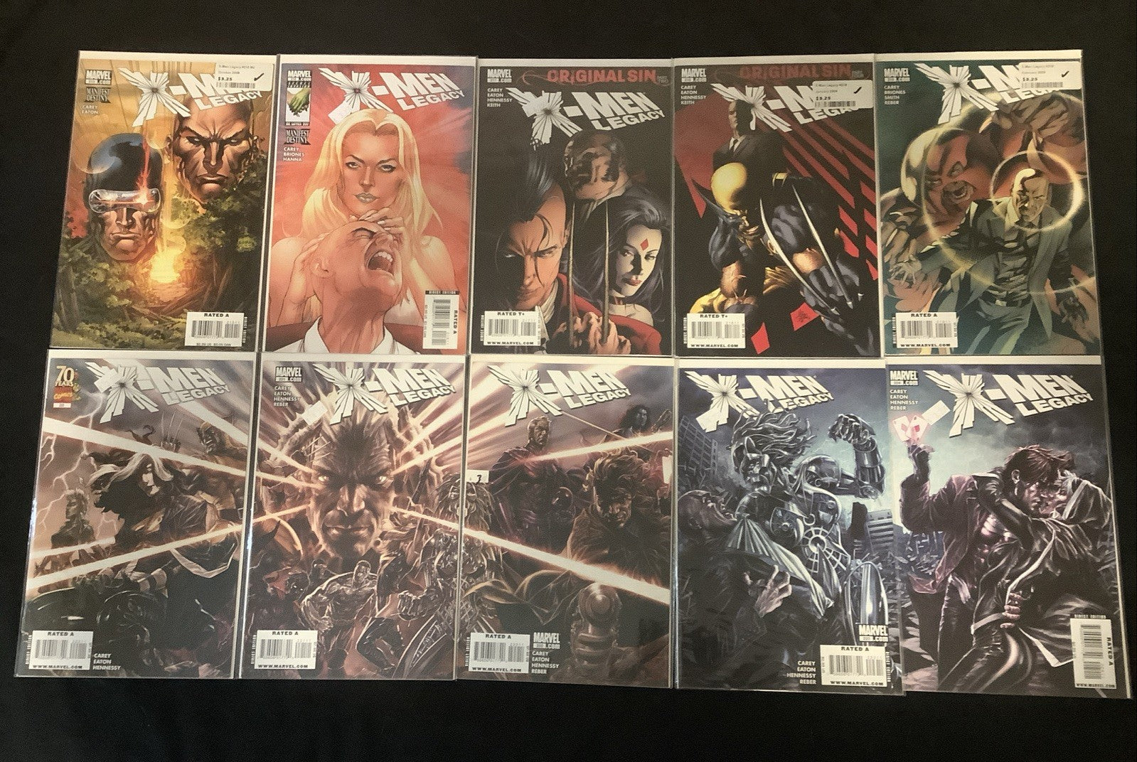 X-Men #215-233 Comic Lot, Marvel Comics, Mike Carey, X-Men Legacy
