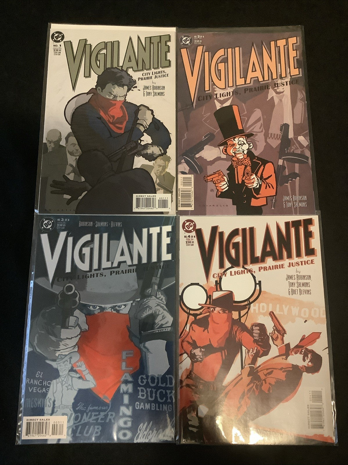 Vigilante #1-4 Complete Comic Mini Series, DC Comics, Robinson/Salmons, 1995