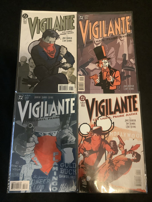 Vigilante #1-4 Complete Comic Mini Series, DC Comics, Robinson/Salmons, 1995