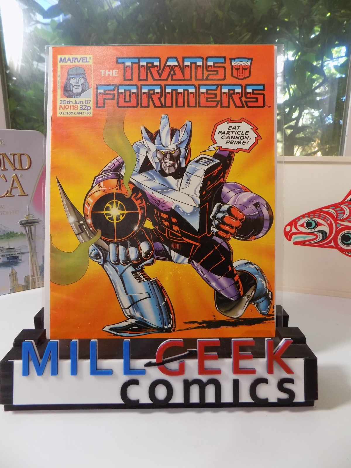 Transformers #118 Marvel Comic England June 20th1987 Very Mint/Near Mint