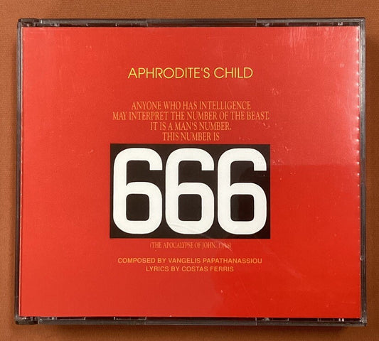 Aphrodite's Child - 666 2xCD Set, German Import, Like New)-JD
