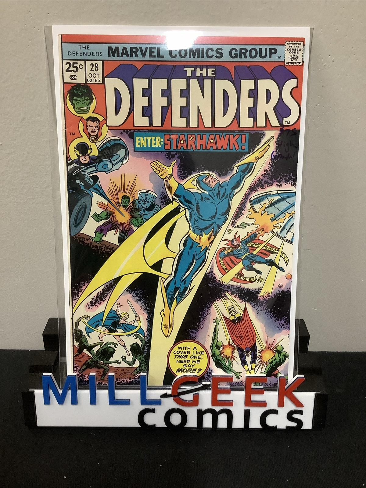 Defenders #28 (Oct 1975) High Grade! 1st Full App Starhawk (Stakar Ogord)