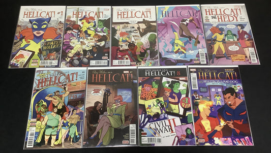 Patsy Walker, A.K.A. Hellcat! #1-9 Comic Lot, 2016, Kate Leth Brittney Williams