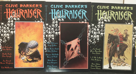 Hellraiser #1-#3 Pinhead 1989 Epic Comics Clive Barker - 3 Comic Lot