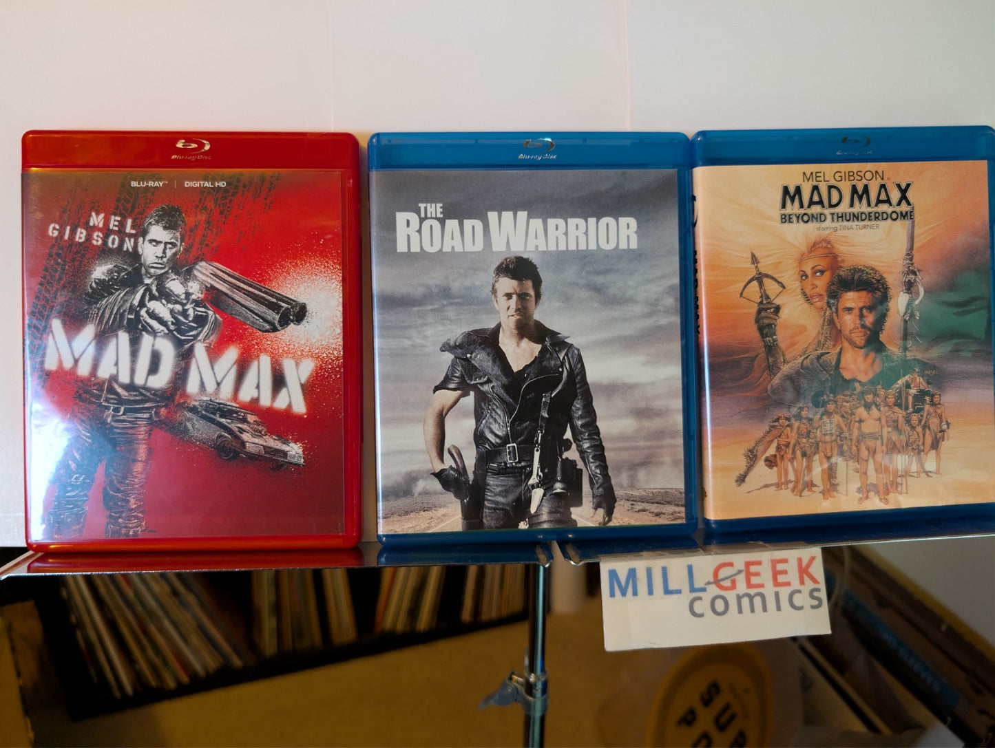 Mad Max / The Road Warrior / Mad Max Beyond Thunderdome, 3 Movies (Blu-Ray)-JD