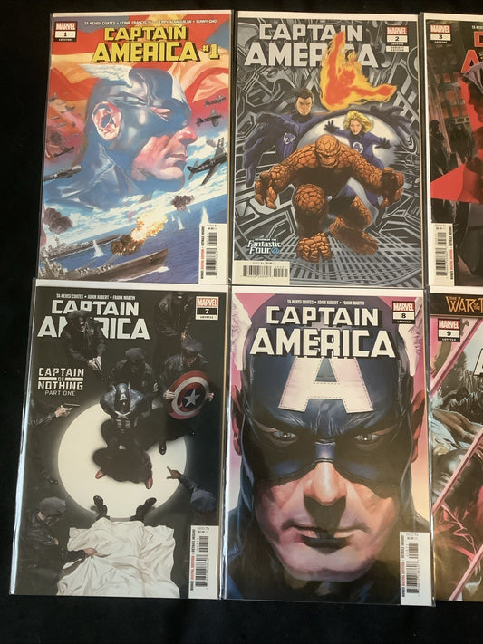 Captain America #1-12 Comic Lot, Marvel, Alex Ross, Daughters Of Liberty, 2018