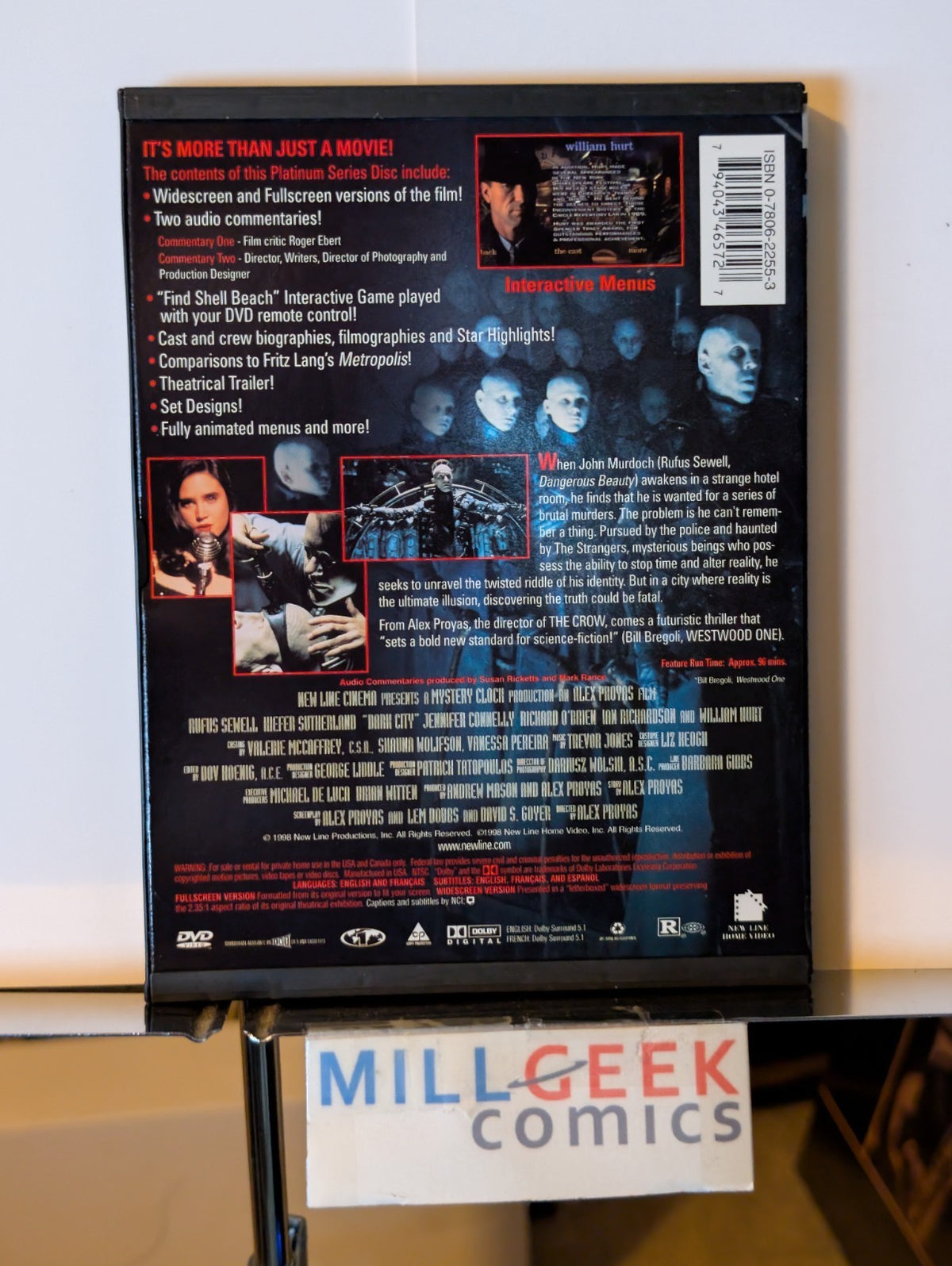 Dark City / Demolition Man, 2 Dystopian Movie Set (DVD) -JD