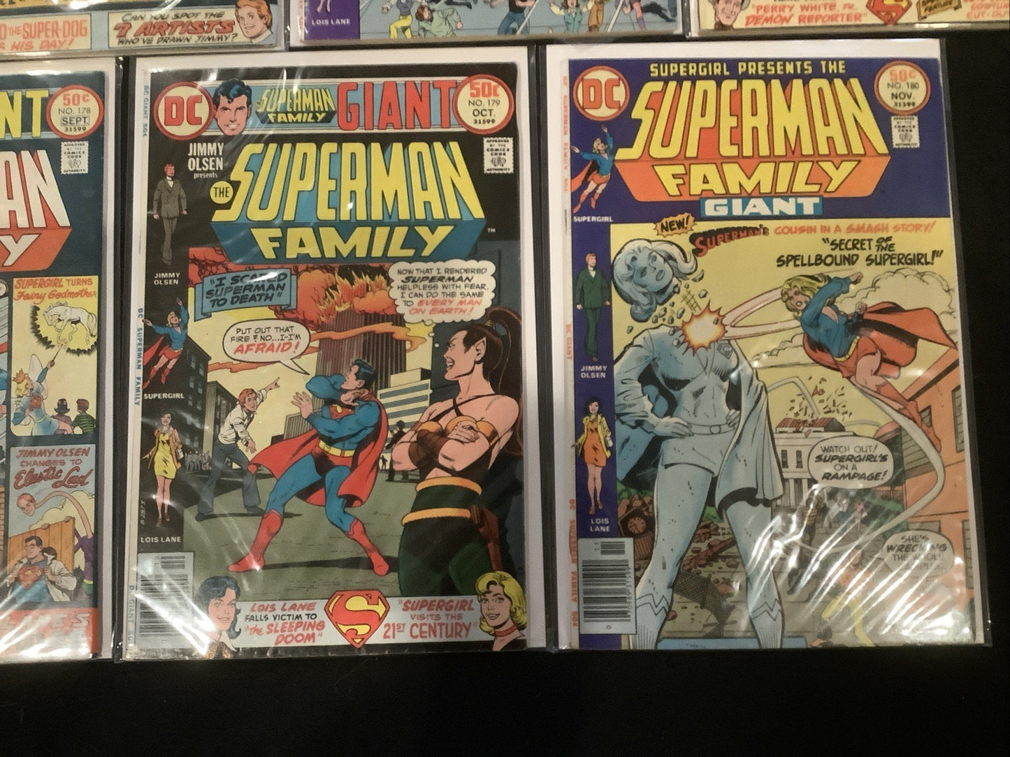 The Superman Family #170-180 Comic Lot, DC Comics, DC Giant-size, 1975