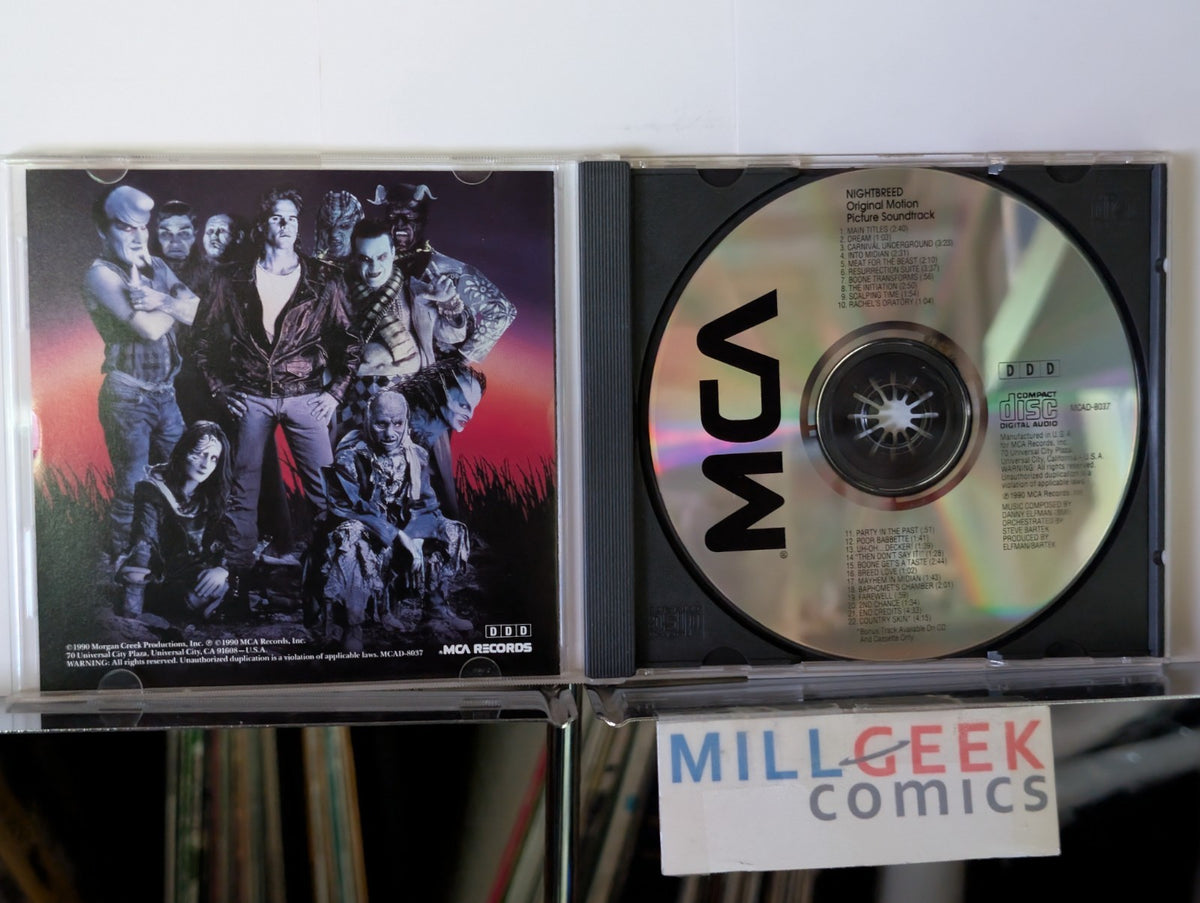 Clive Barker's Night Breed - CD Soundtrack Score, music by Danny Elfman -JD