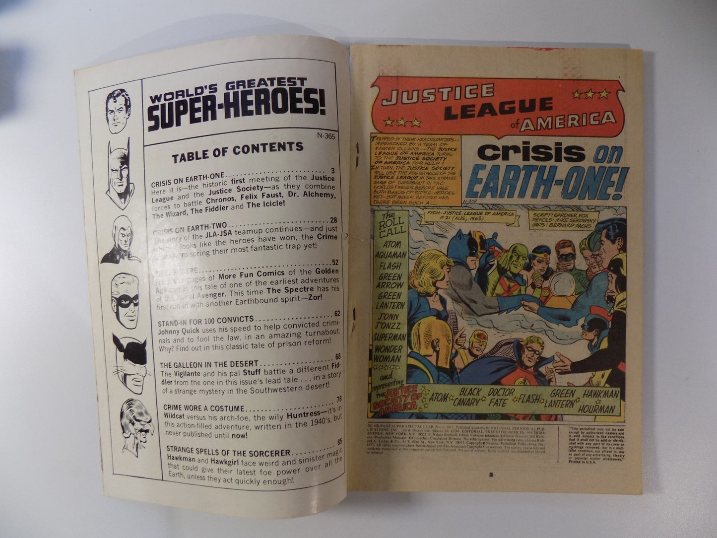 DC 100-Page Super Spectacular #6 DC Comic 1971 Very Good/Fine
