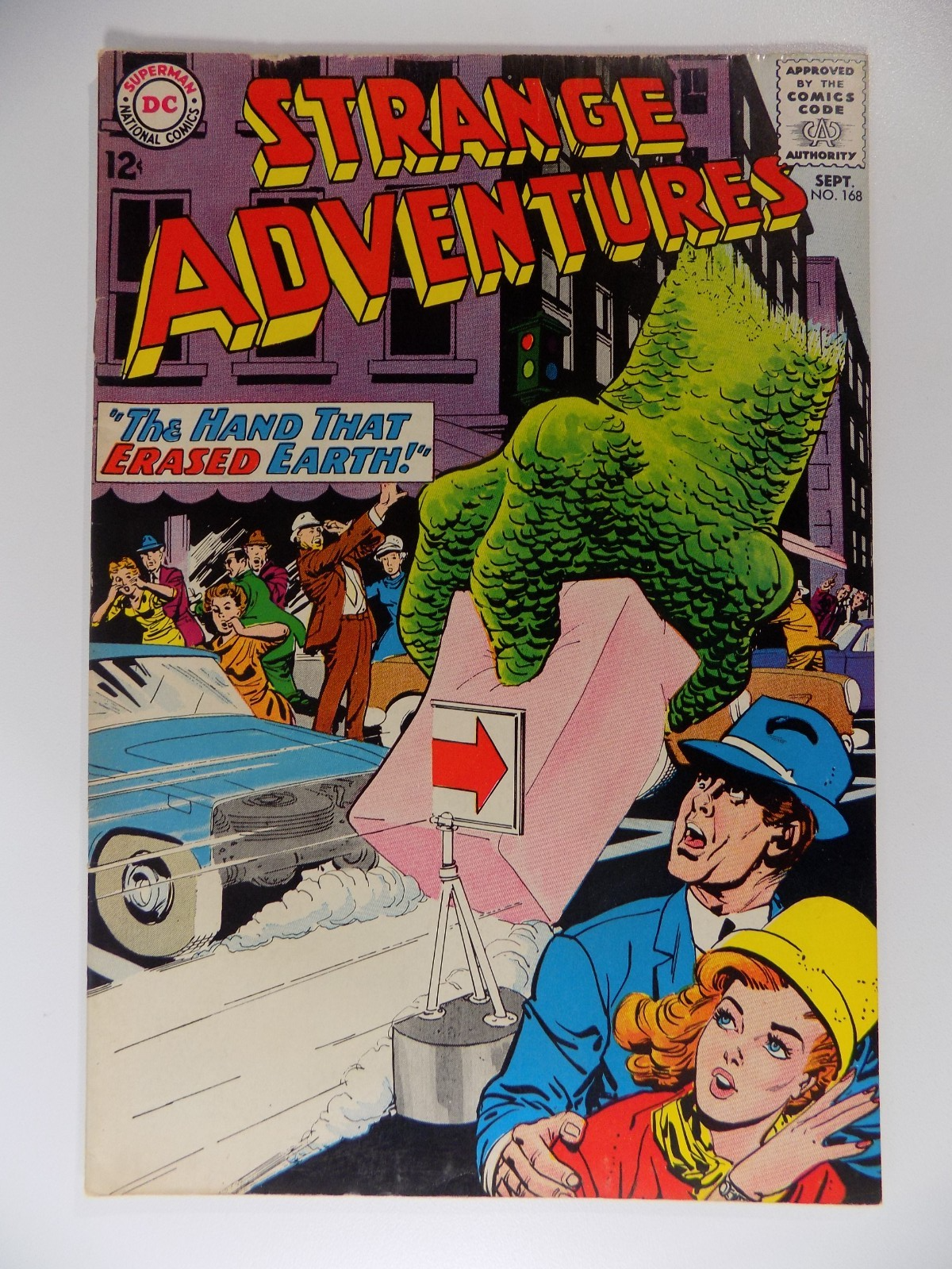 Strange Adventures #168 DC Comic September 1964 Fine/Very Fine