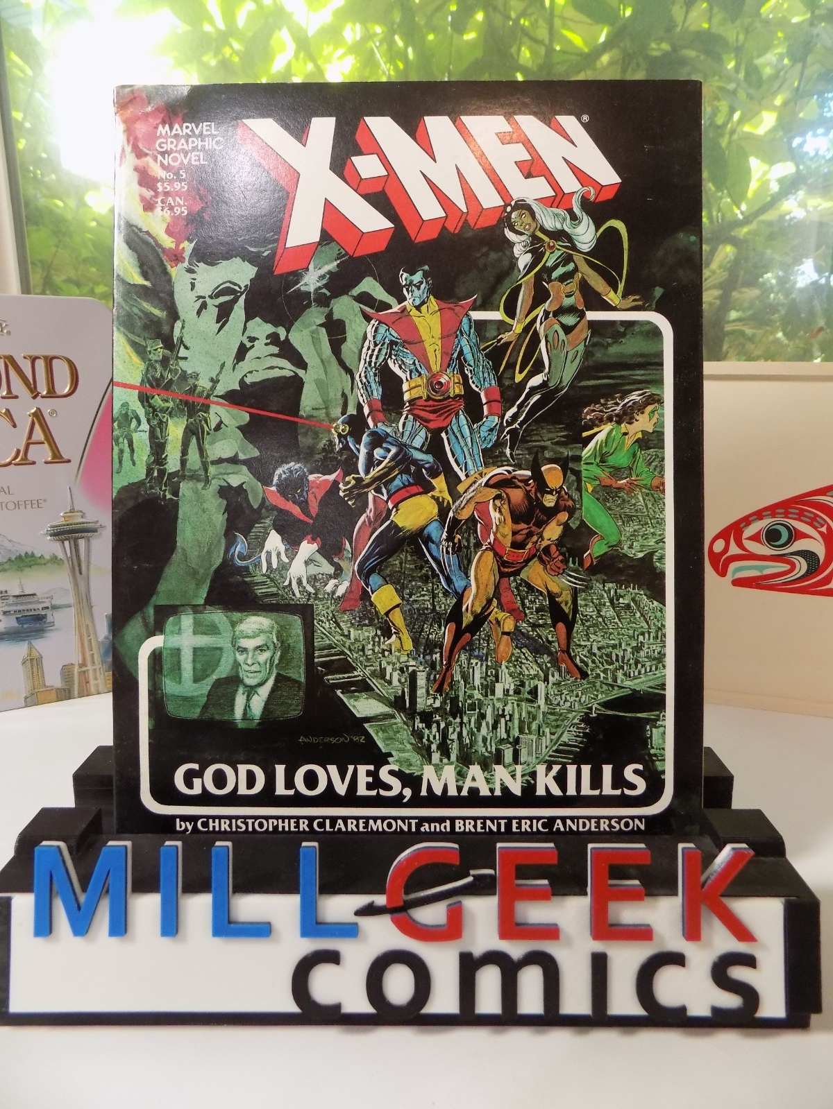X-Men God Loves, Man Kills Marvel Graphic Novel #5 Second Print 1982 Very Fine