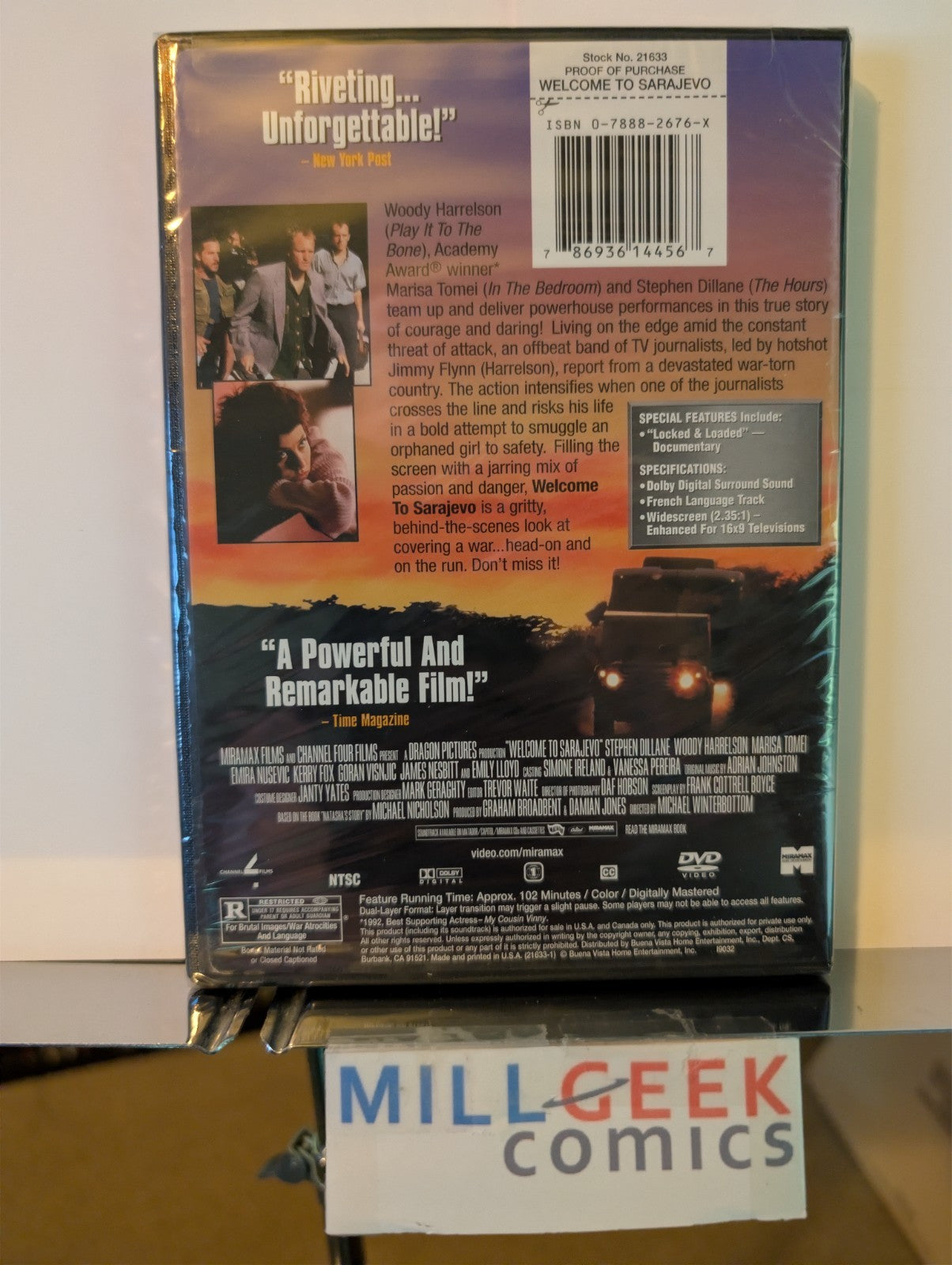 Welcome to Sarajevo / Killing Fields / Year of Living Dangerously (DVD) -JD