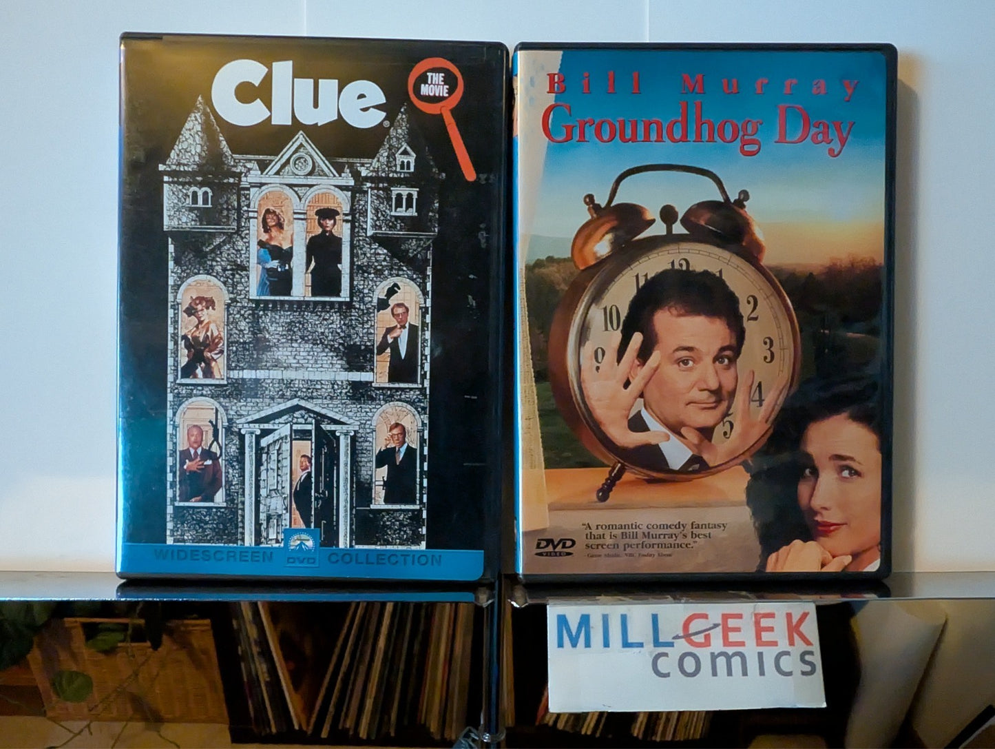 Clue / Groundhog Day, 2 Movie Set (DVD) Like New -JD