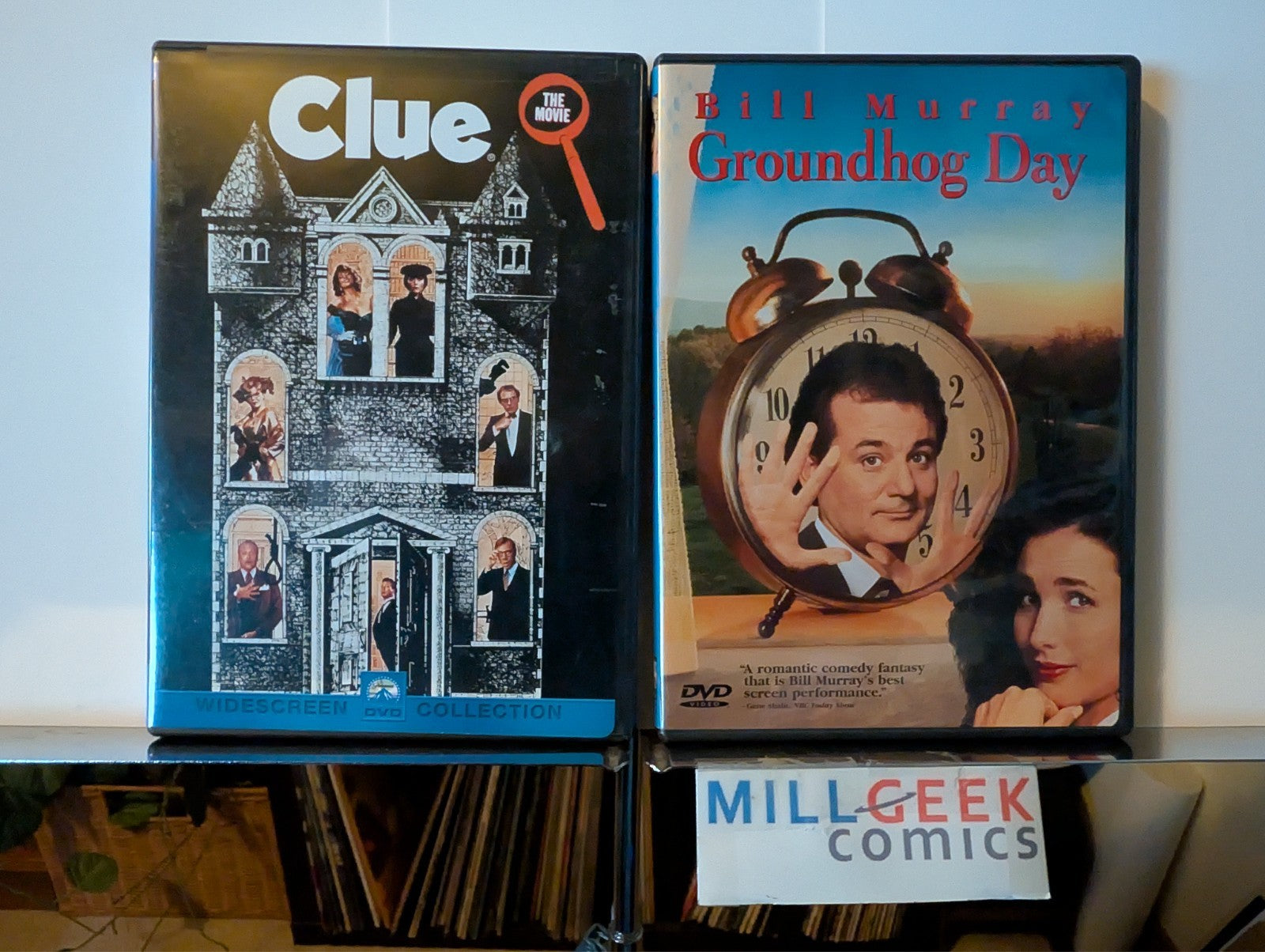 Clue / Groundhog Day, 2 Movie Set (DVD) Like New -JD