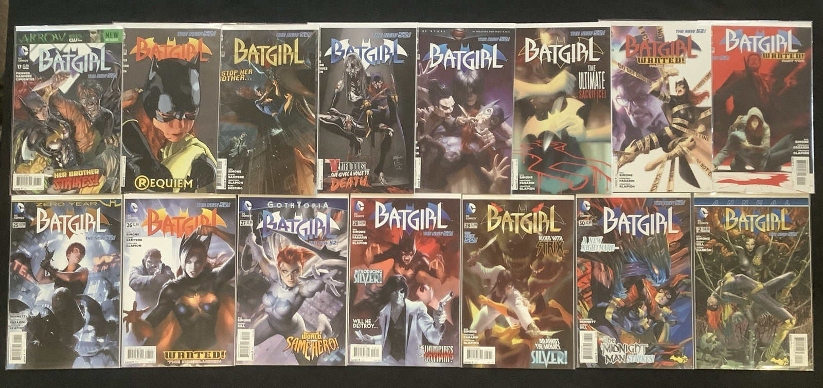 Batgirl #17-30 + Annual #2 Comic Lot, DC Comics, Gail Simone, New 52, 2013