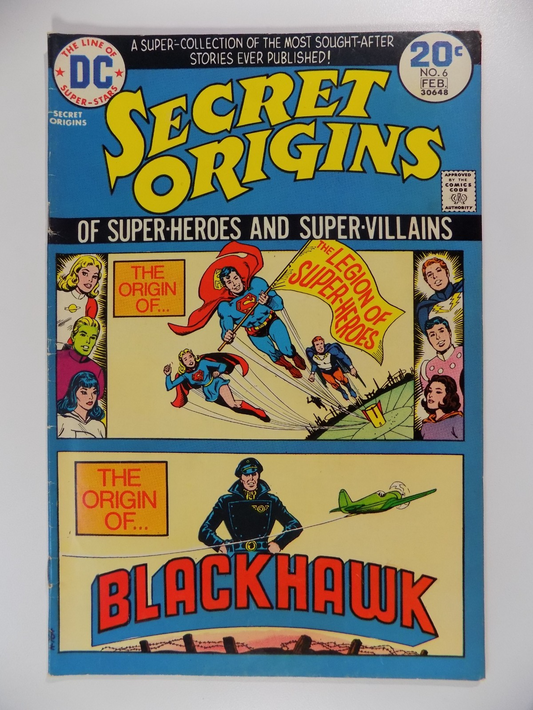 Secret Origins #6 DC Comic February 1974 Very Fine