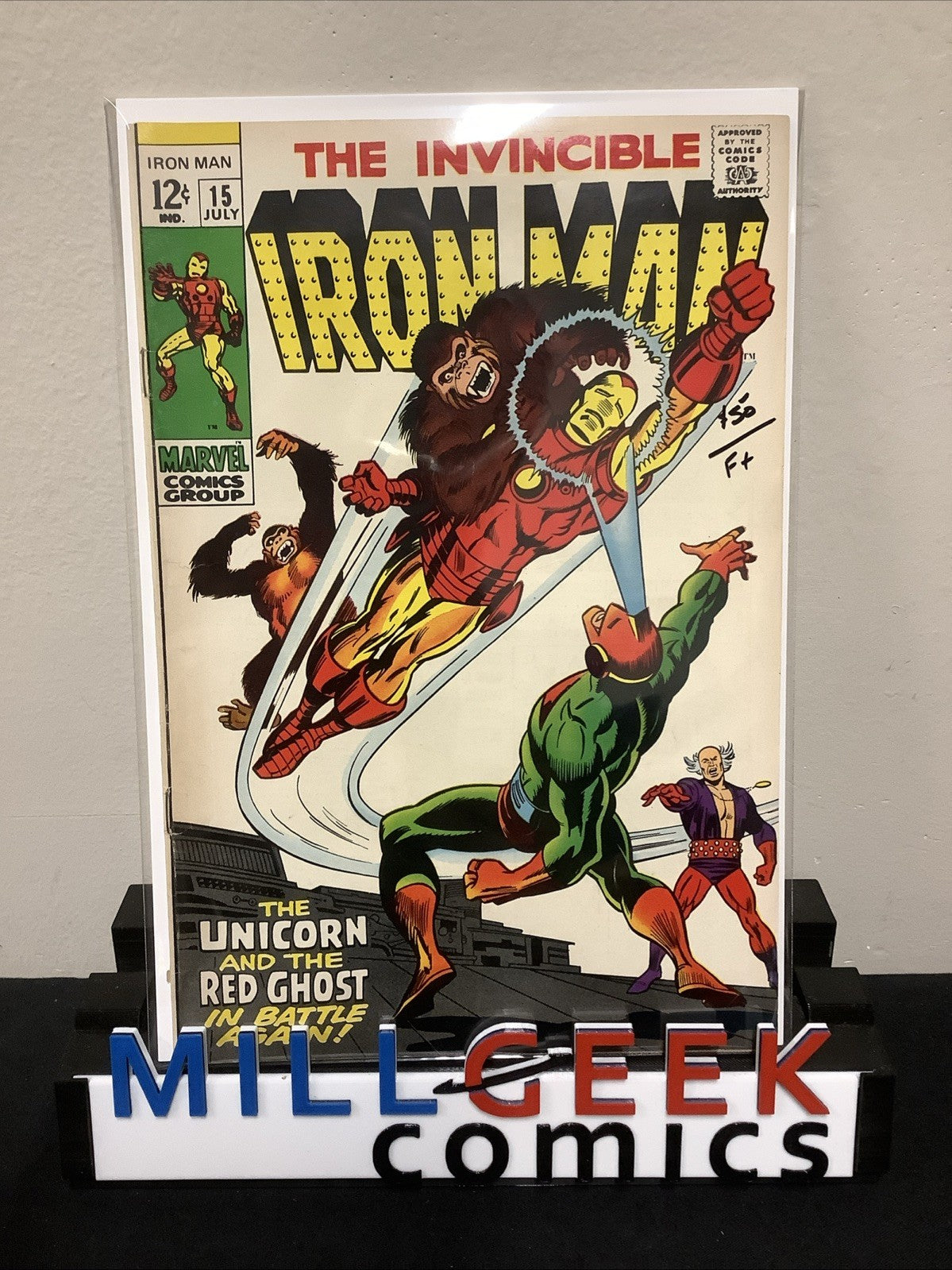 Iron Man #15 (Marvel Comics July 1969) F+ (6.5) Archie Goodwin/George Tuska