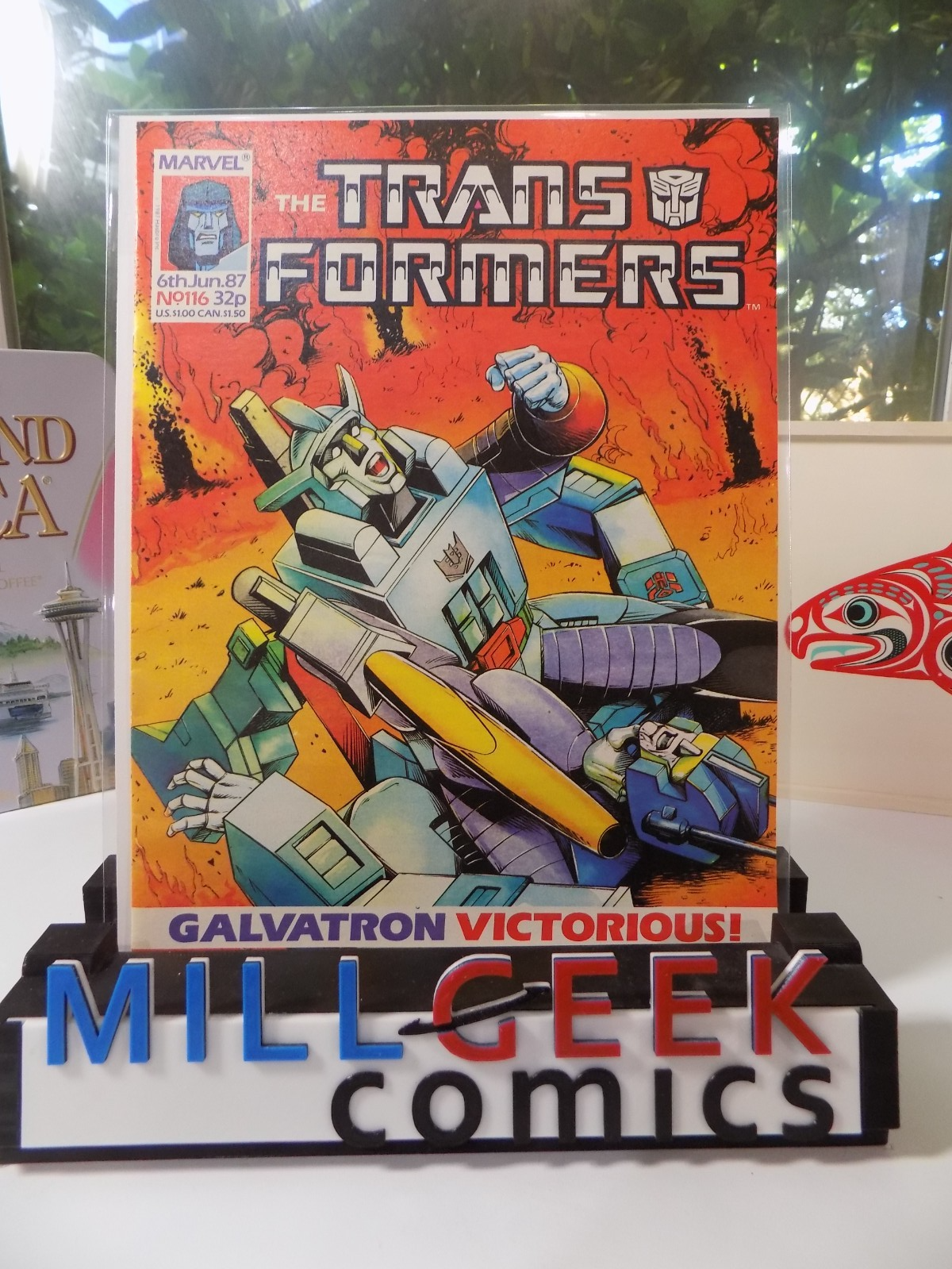 Transformers #116 Marvel UK weekly Magazine Comic June 6th 1987 - Near Mint-