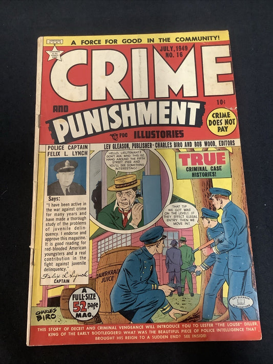 Crime and Punishment #16 (Lev Gleason July 1949) VG/F (5.0) C.H. Moore
