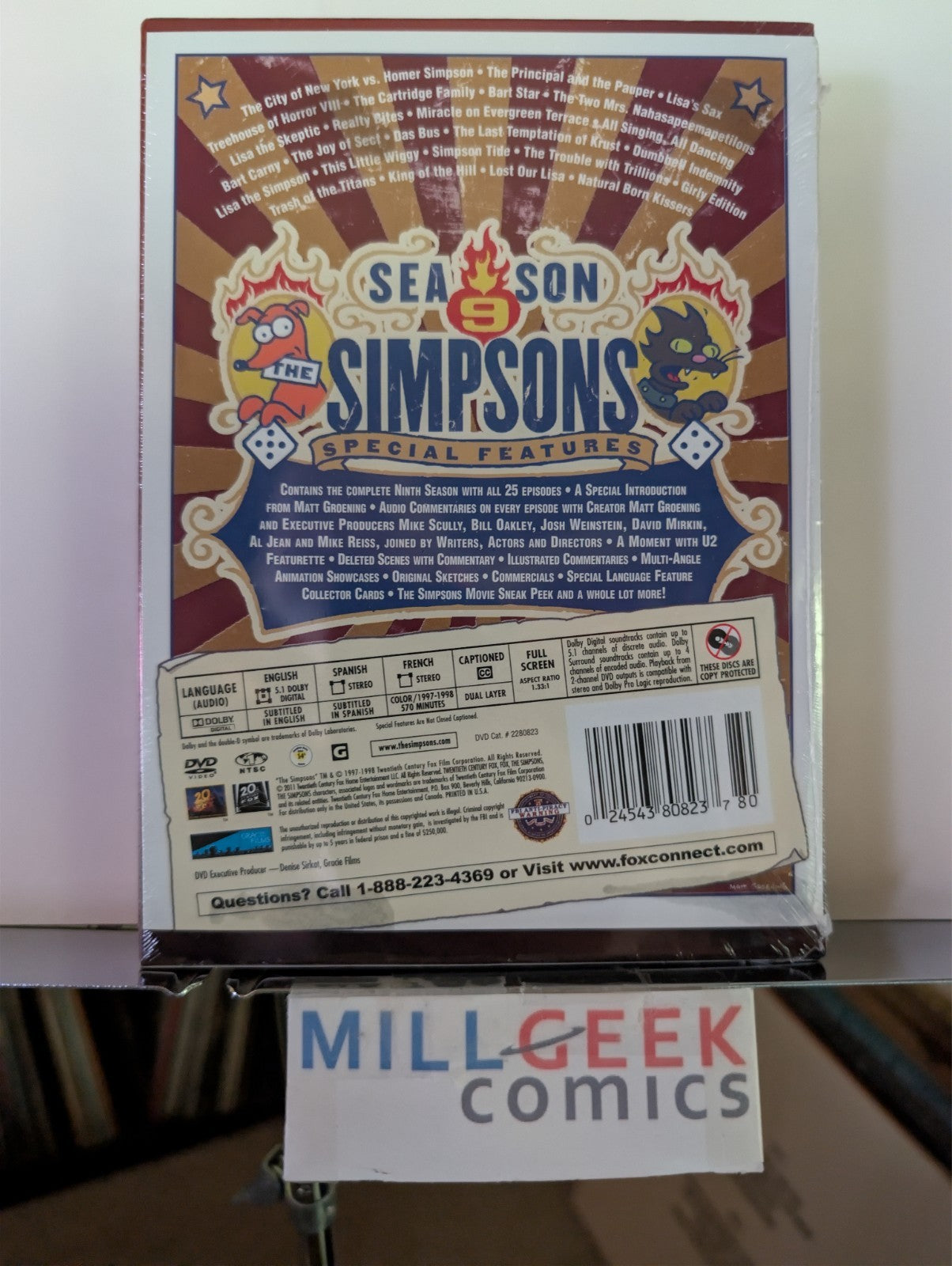 The Simpsons, The Complete Ninth Season (DVD) -JD