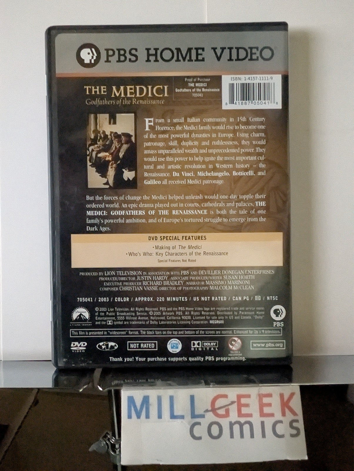 Tesla, Master of Lightning / Ulysses S Grant / The Medici PBS (DVD) Like New -JD