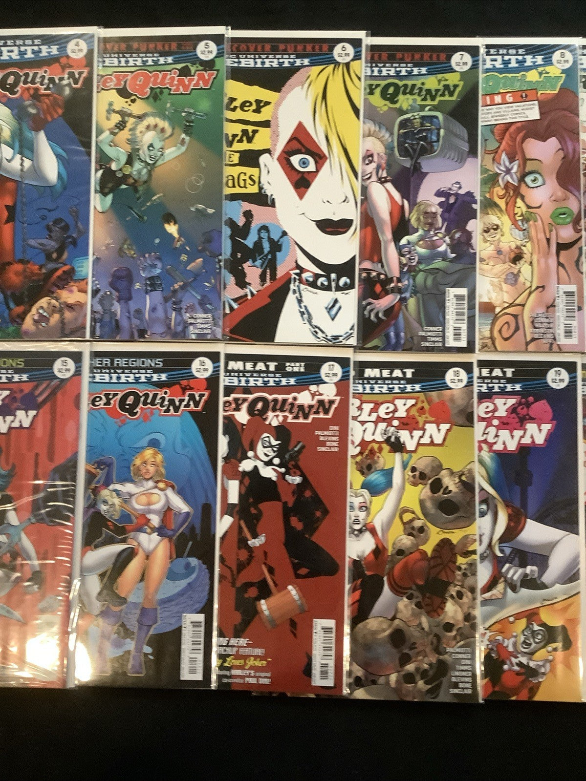 Harley Quinn #1-22 + Variant Covers Comic Lot, DC Comics, Amanda Conner, 2016