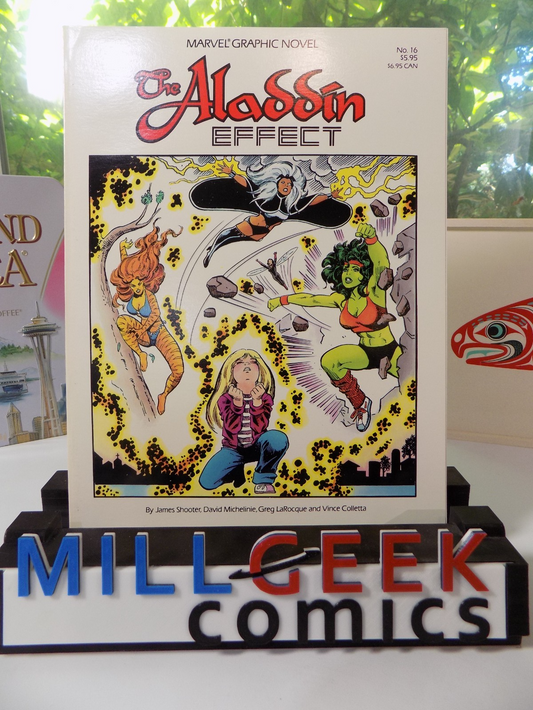 The Aladdin Effect Marvel Graphic Novel #16 Near Mint- 1985