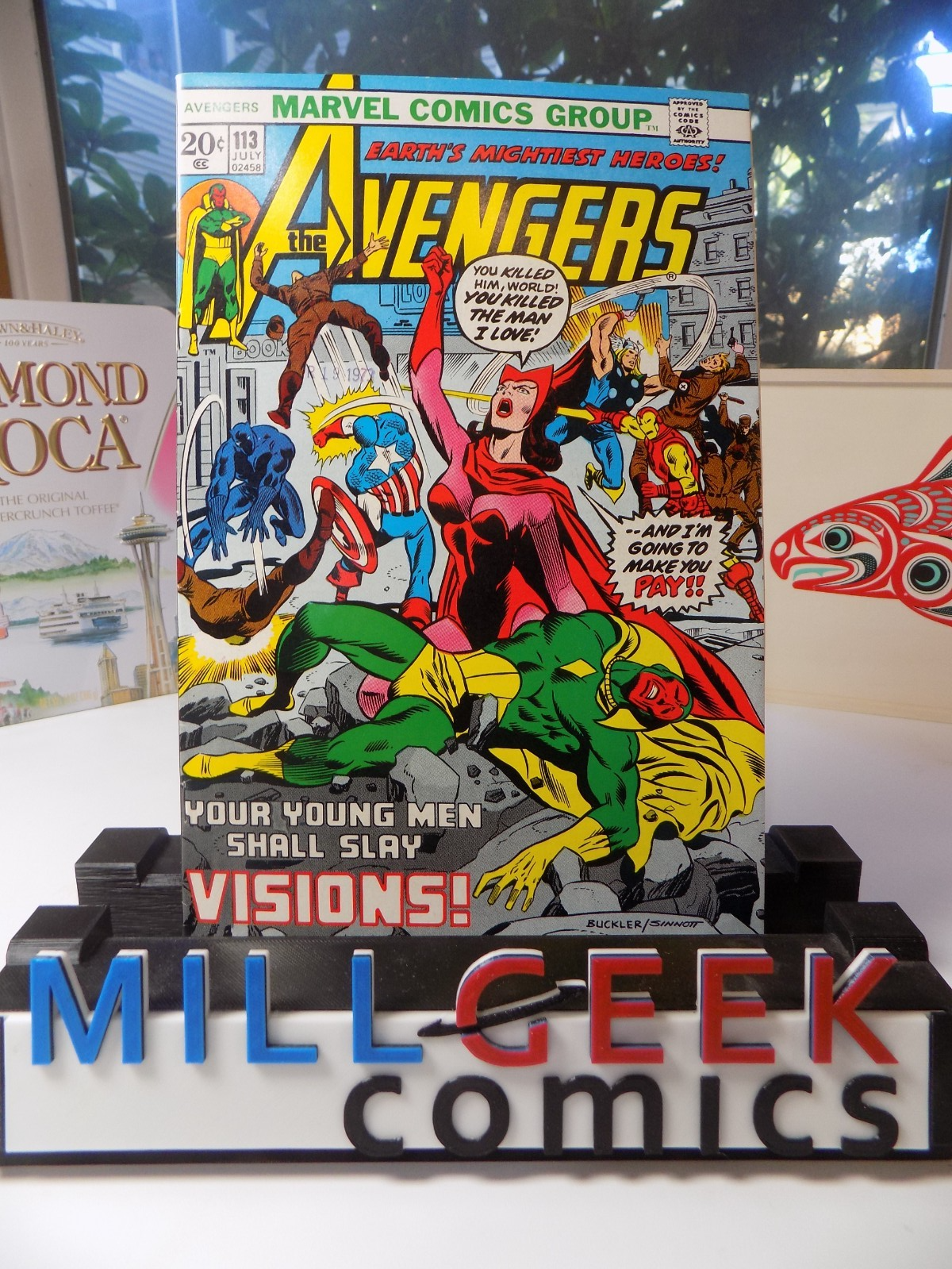 Avengers #113 Marvel Comic July 1973 Very Fine+
