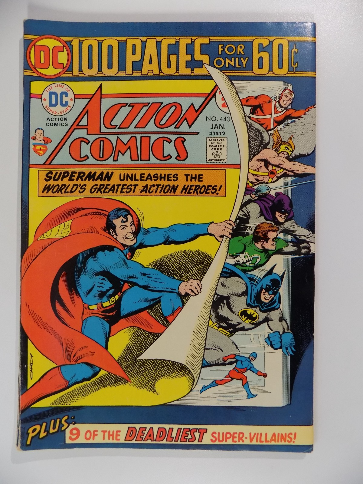 Action #443 DC Comic January 1975 Fine+