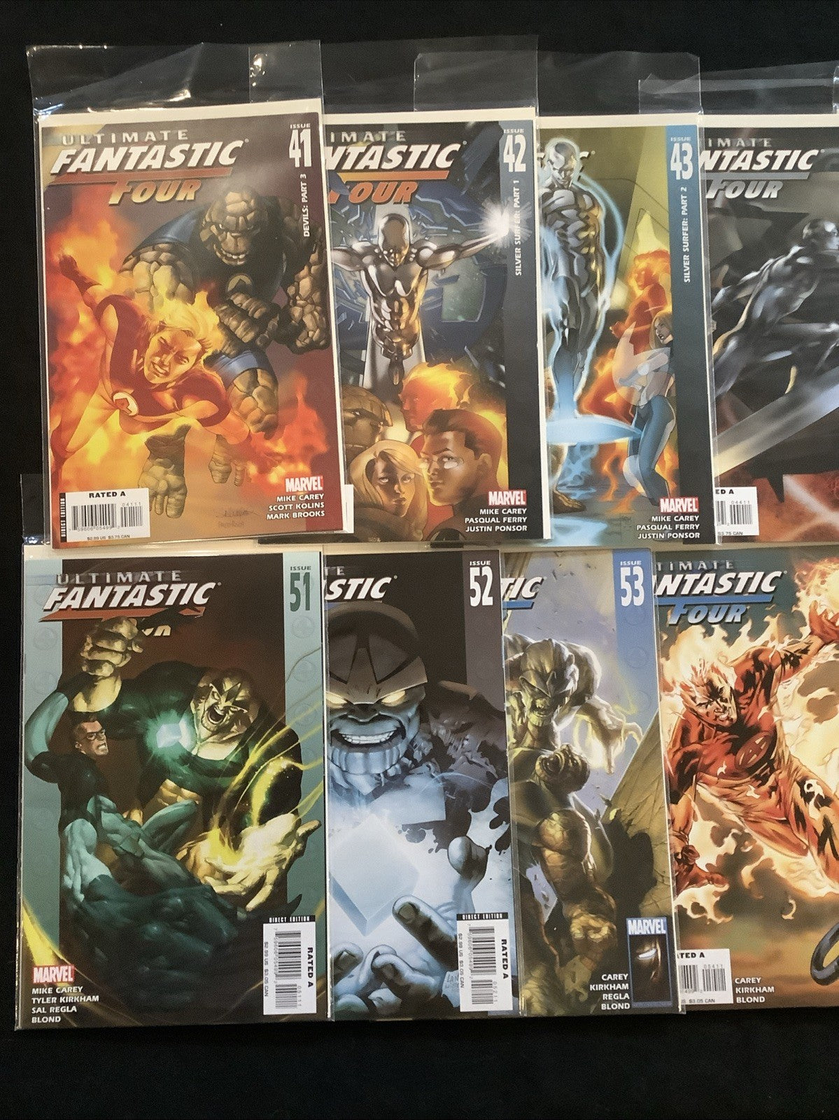 Ultimate Fantastic Four #1-60 + Annuals Complete Comic Set, 1st Marvel Zombies