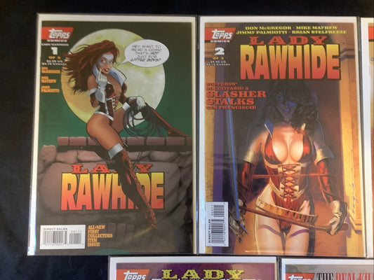 Lady Rawhide #1-5 Complete Comic Set, Topps Comics, Don McGregor, 1995