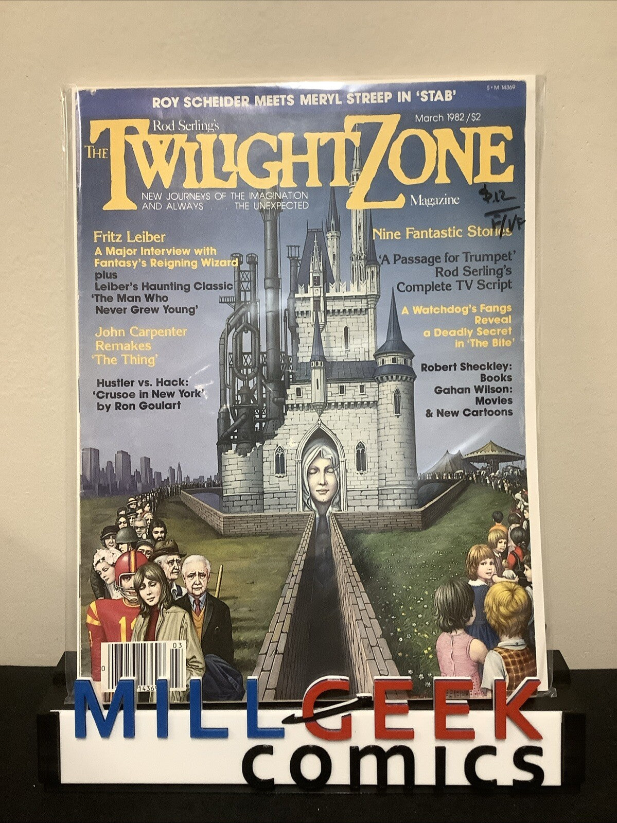 Twilight Zone Magazine March 1982, F/VF (7.0) John Carpenter "The Thing"
