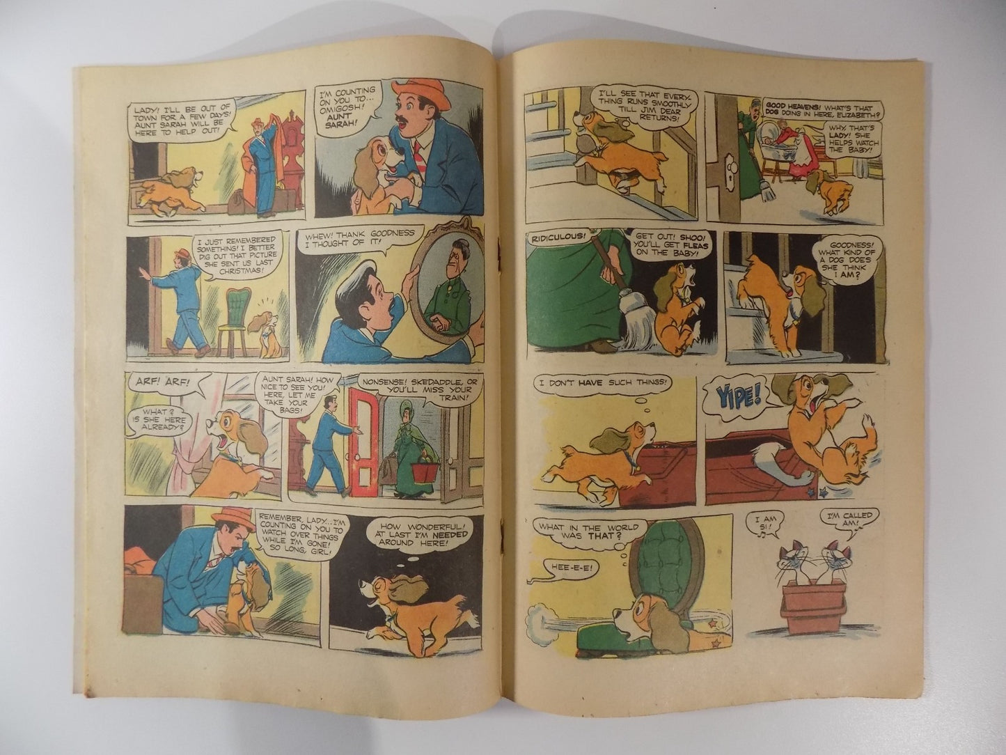 Lady and the Tramp (Walt Disney's) Four Color #629 Dell Comic Very Fine-