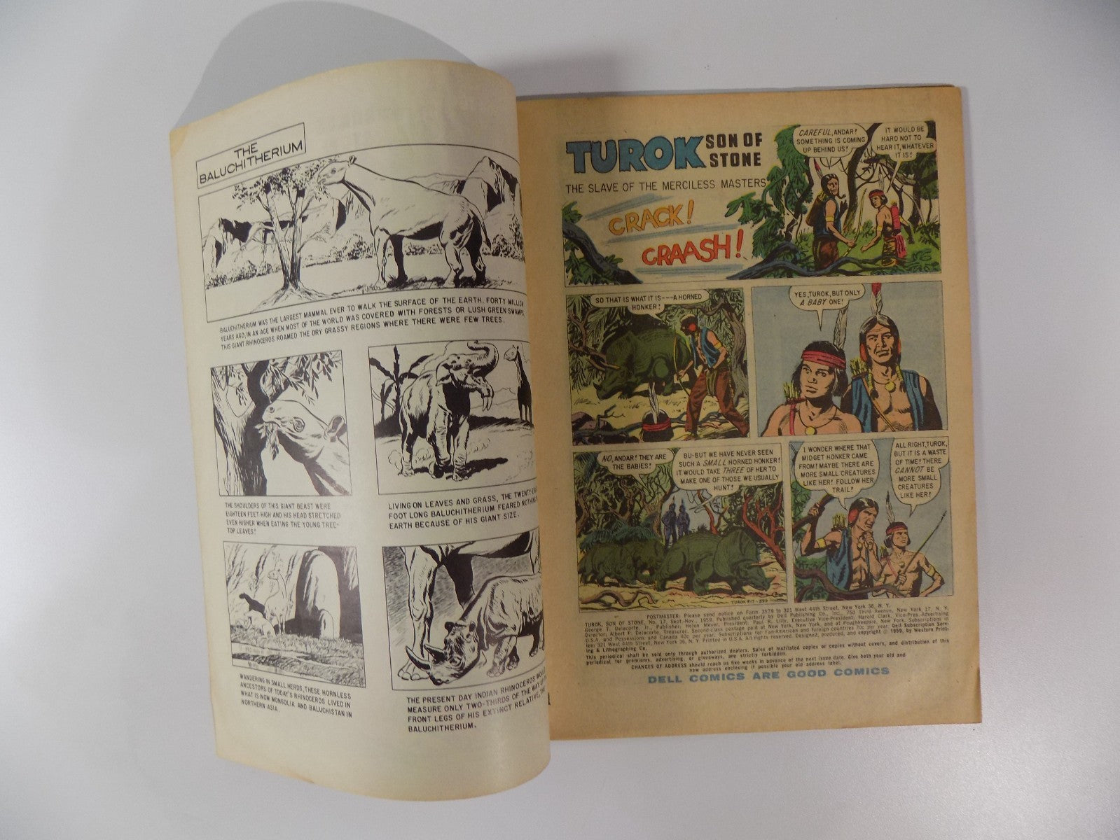 Turok Son of Stone #17 Dell Comic Sept.-Nov. 1959 Fine/Very Fine